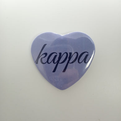 Heart Button- Kappa Kappa Gamma