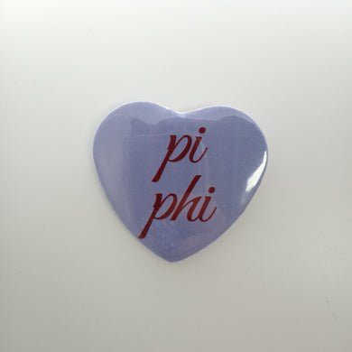 Heart Button- Pi Beta Phi