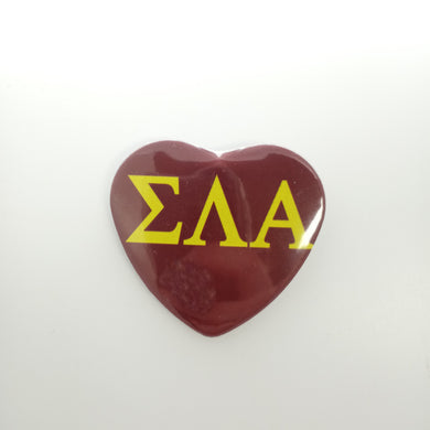 Heart Button- Sigma Lambda Alpha