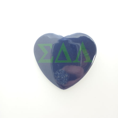 Heart Button- Sigma Delta Lambda