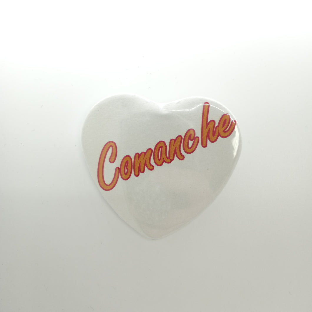 Heart Button- Comanche