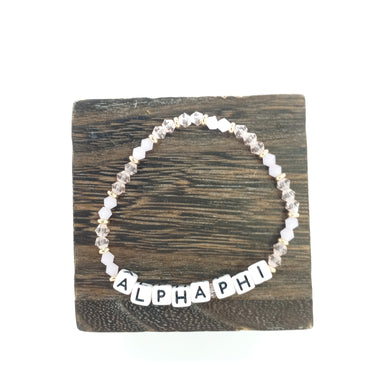 Colored Name Bracelet- Alpha Phi