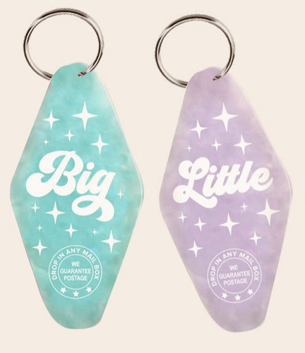 Motel Keychain- Big and Little