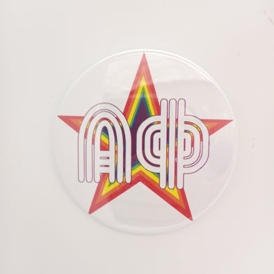 Rainbow Star Button - Alpha Phi