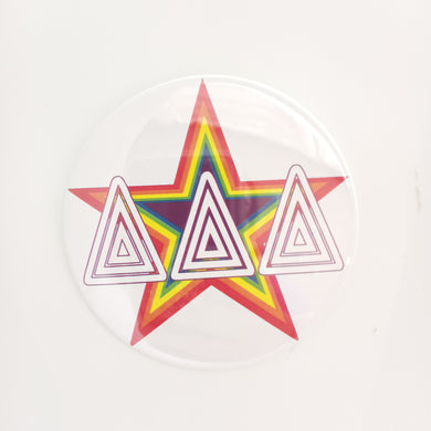 Rainbow Star Button - Delta Delta Delta