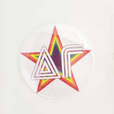 Rainbow Star Button - Delta Gamma