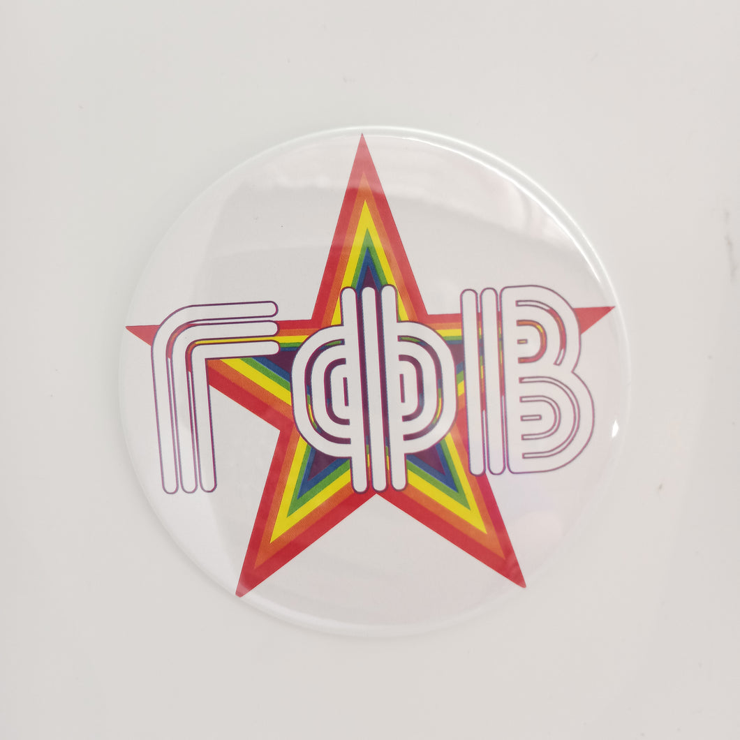 Rainbow Star Button - Gamma Phi Beta