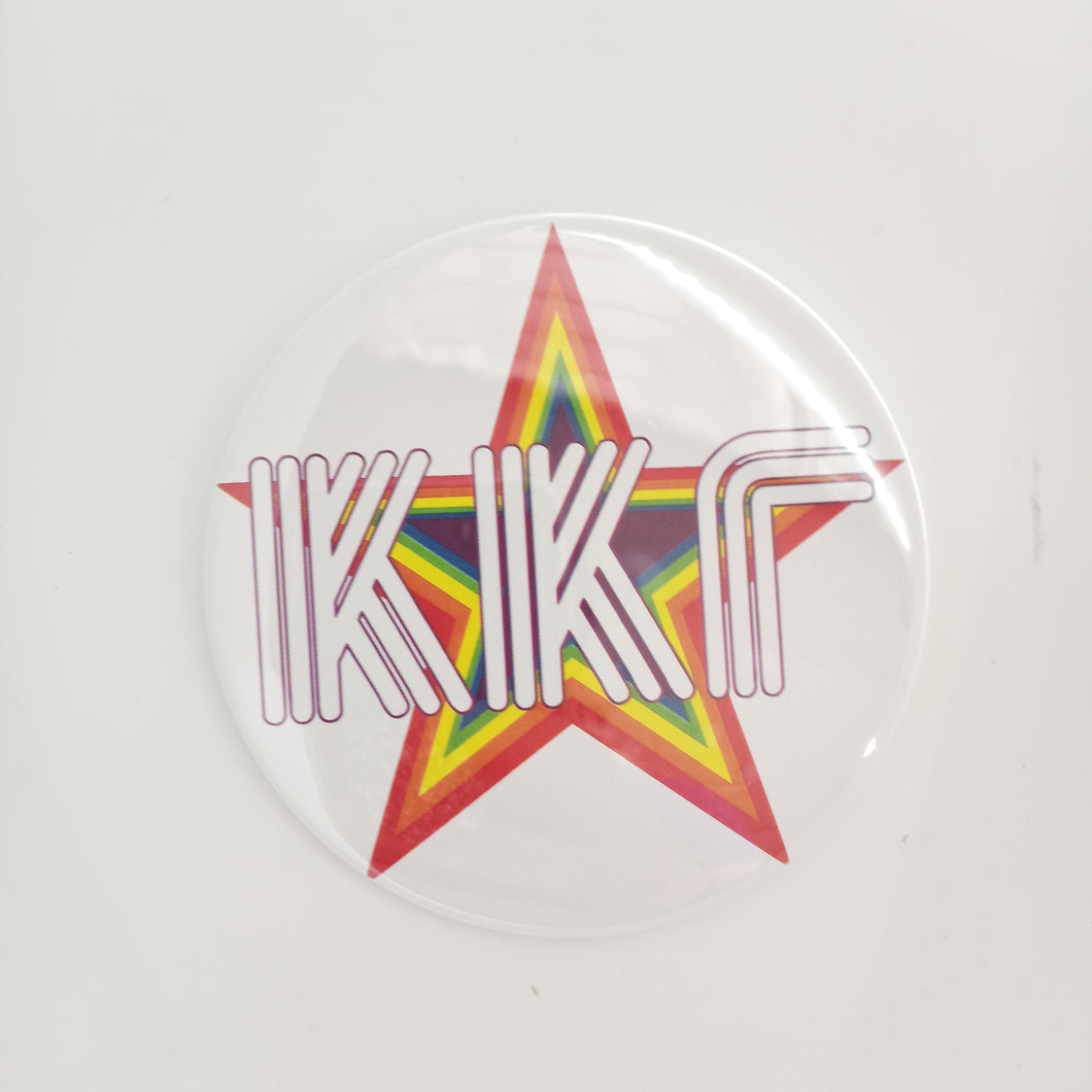 Rainbow Star Button - Kappa Kappa Gamma