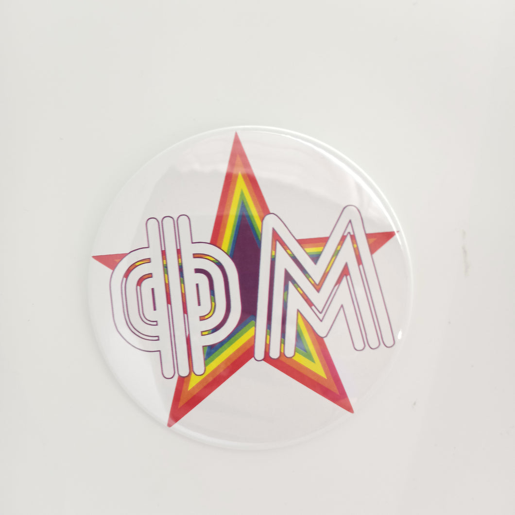 Rainbow Star Button - Phi Mu