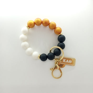 Bead Keychain Wristlet- Kappa Alpha Theta