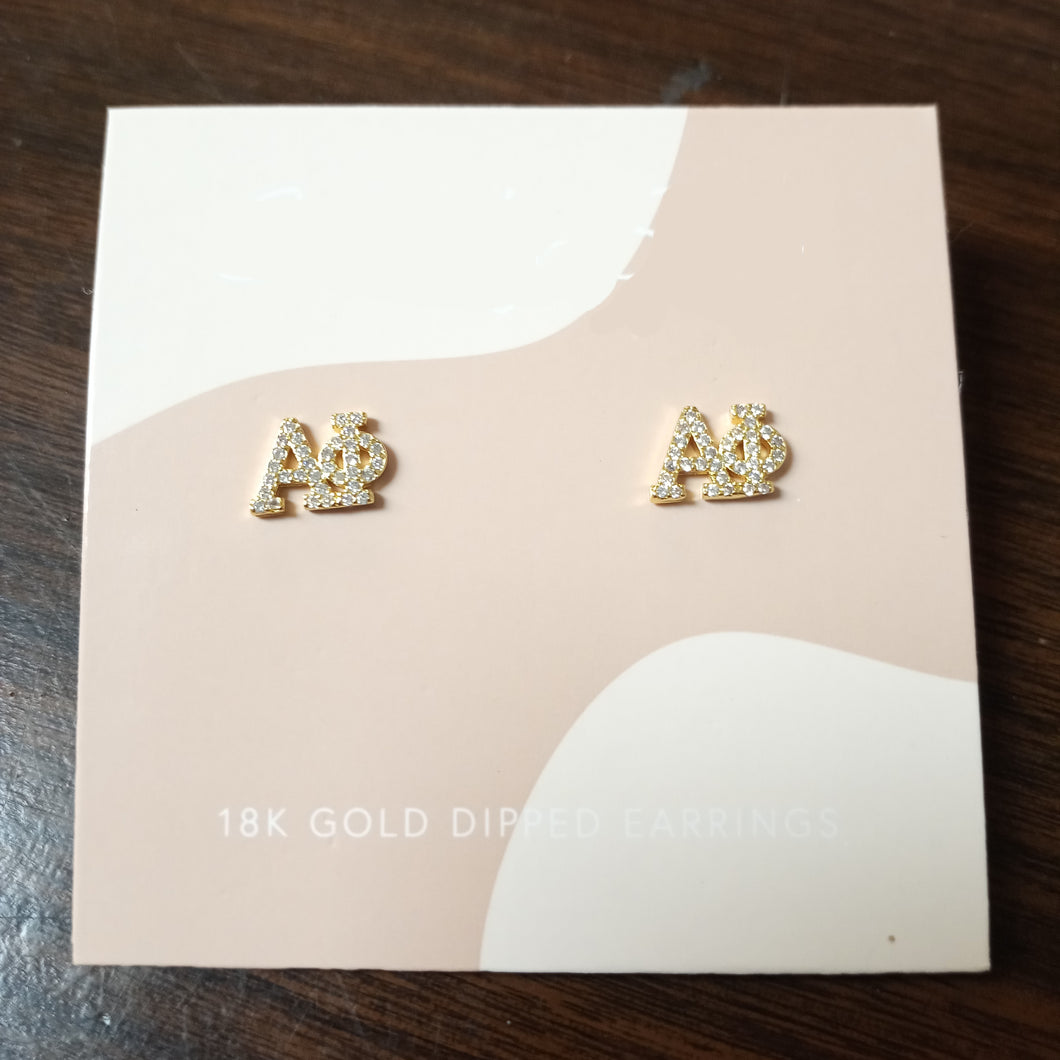 Stud Earrings- Alpha Phi