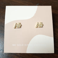 Stud Earrings- Alpha Phi