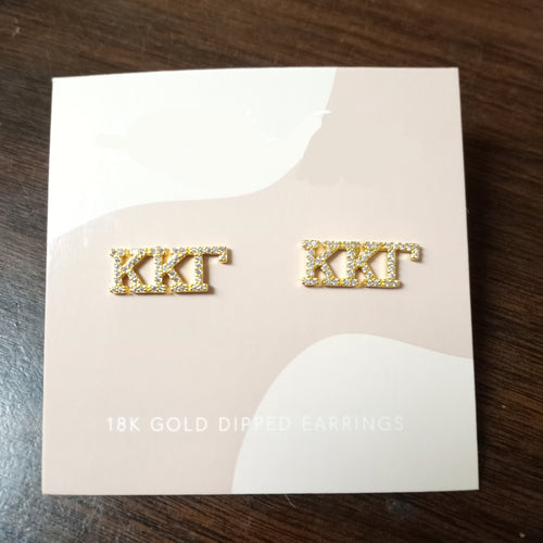 Stud Earrings- Kappa Kappa Gamma