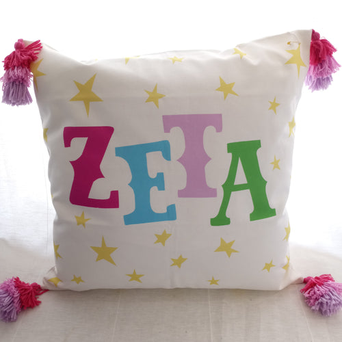 Oh My Stars Pillow- Zeta Tau Alpha
