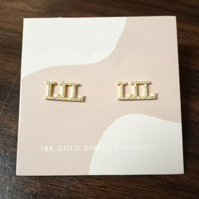 Stud Earrings- Lil