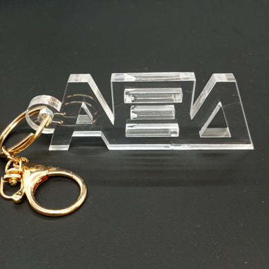 Acrylic Letter Keychain- Alpha Xi Delta