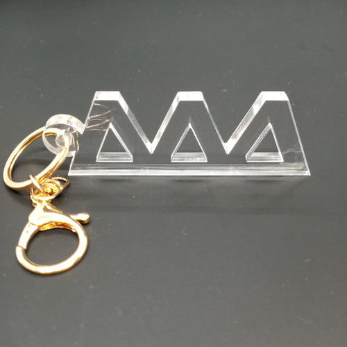 Acrylic Letter Keychain- Delta Delta Delta