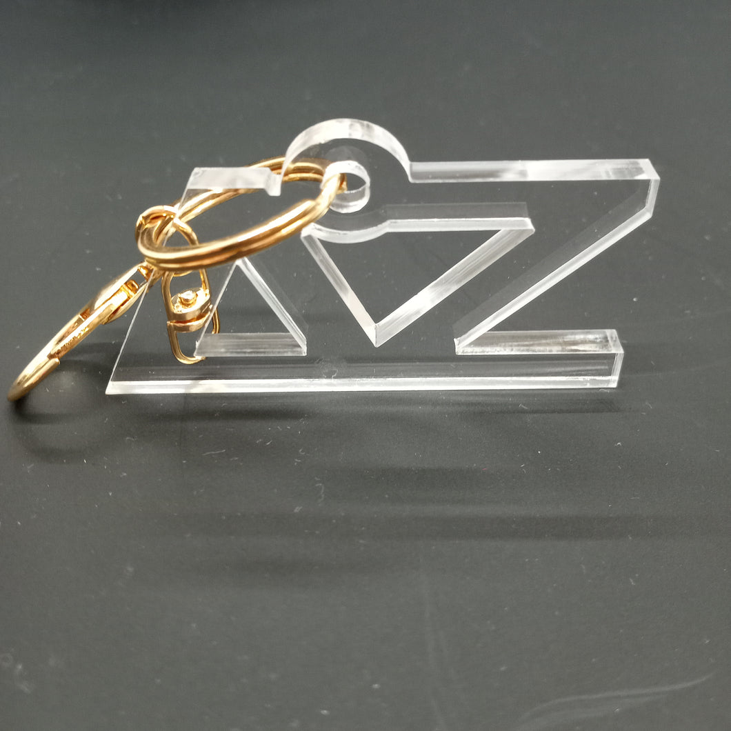 Acrylic Letter Keychain- Delta Zeta
