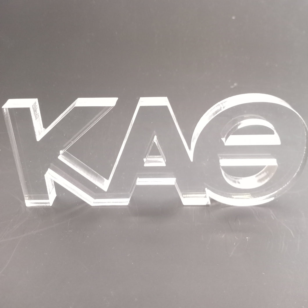 Acrylic Shelf Letters- Kappa Alpha Theta