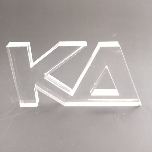 Acrylic Shelf Letters- Kappa Delta