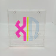 Large Neon Letter Box- Chi Omega