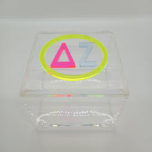 Large Neon Letter Box- Delta Zeta