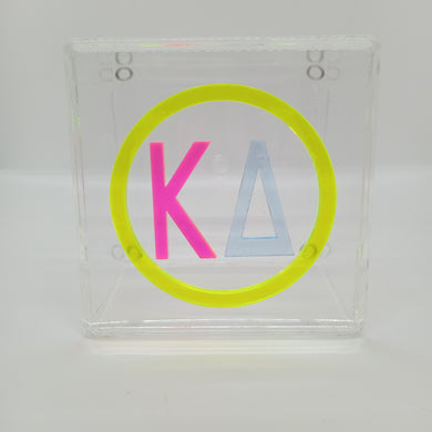 Large Neon Letter Box- Kappa Delta