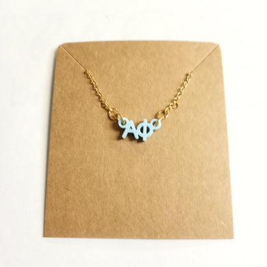 Acrylic Necklace- Alpha Phi