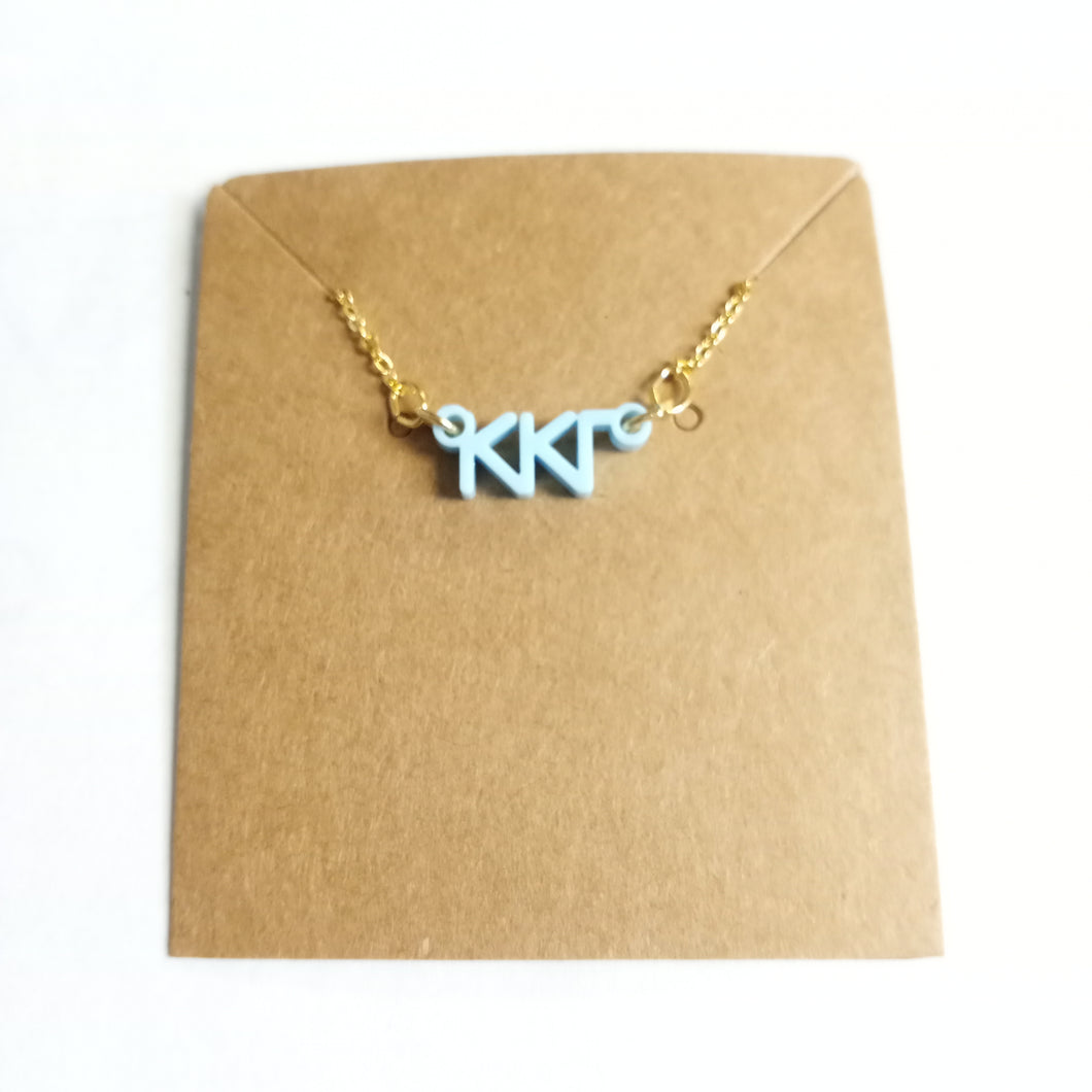 Acrylic Necklace- Kappa Kappa Gamma