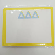 Shadow Letter Flat Notecards- Delta Delta Delta
