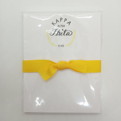Hand-Lettered Mini Notepad- Kappa Alpha Theta
