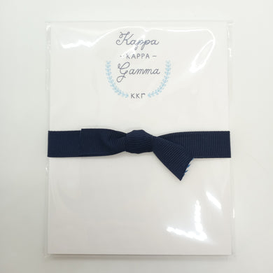 Hand-Lettered Mini Notepad- Kappa Kappa Gamma