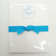 Hand-Lettered Mini Notepad- Zeta Tau Alpha