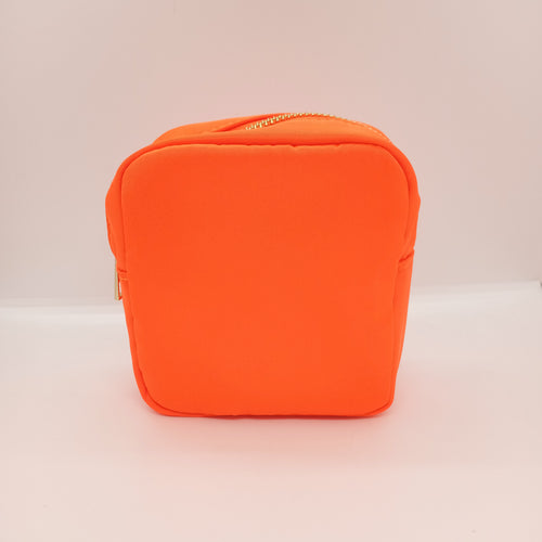 Mini Nylon Pouch- Neon Orange
