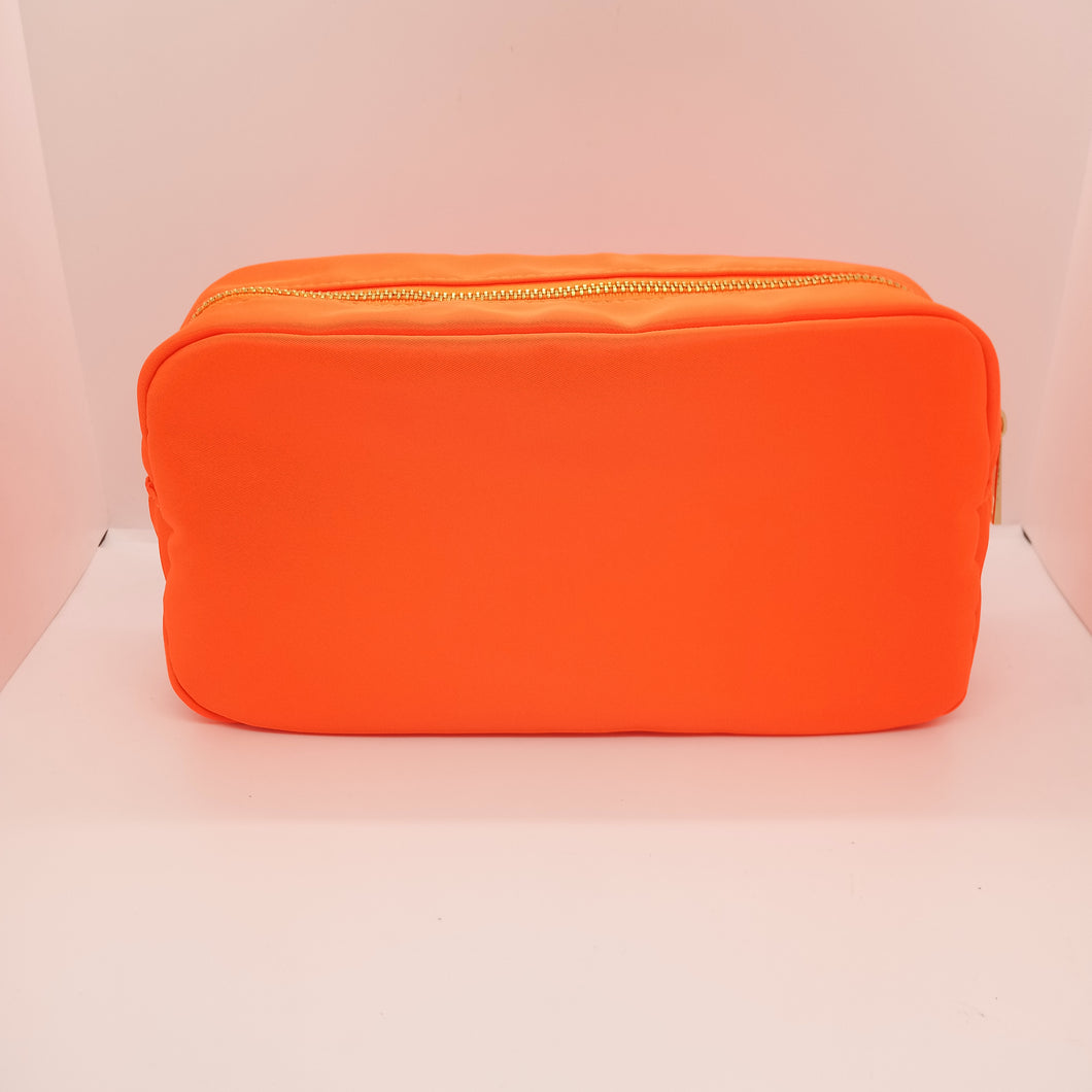 Small Nylon Pouch- Neon Orange