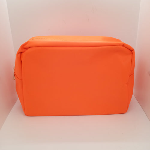 Large Nylon Pouch- Neon Orange