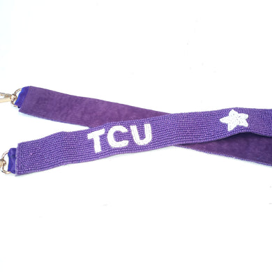 TCU beaded Purse Straps