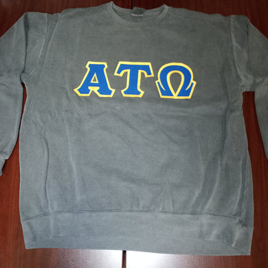 Frat Stitch Sweatshirt- Alpha Tau Omega