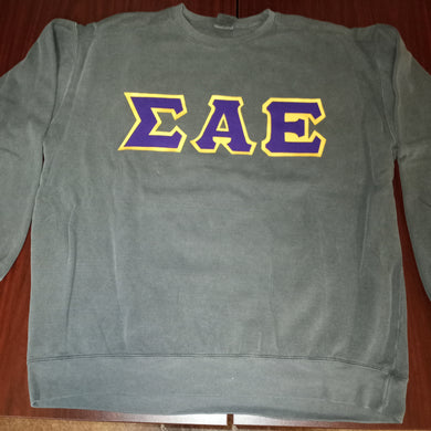 Frat Stitch Sweatshirt- Sigma Alpha Epsilon