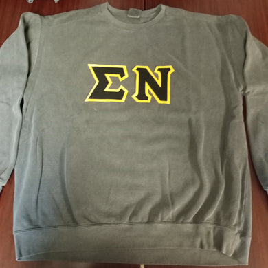 Frat Stitch Sweatshirt- Sigma Nu