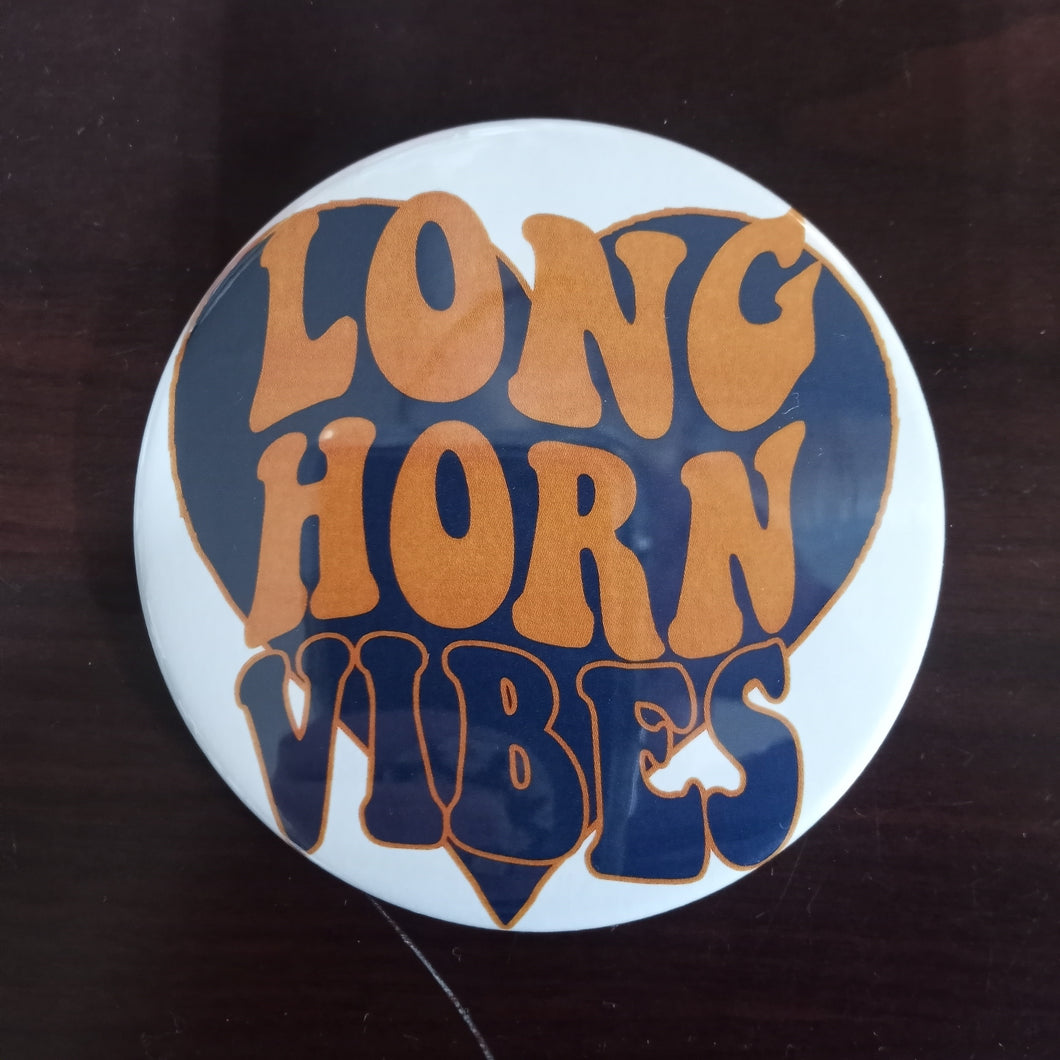 Longhorn Vibes Button