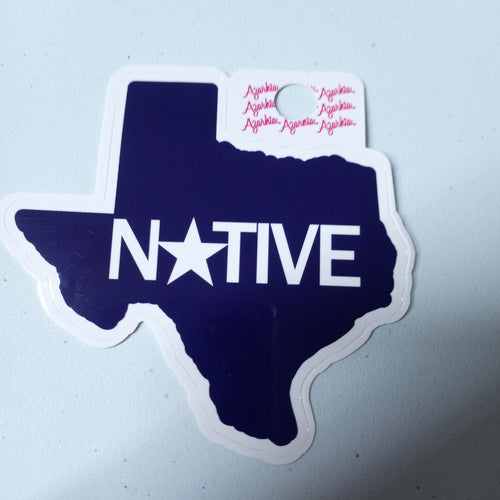 Texas Native Sticker
