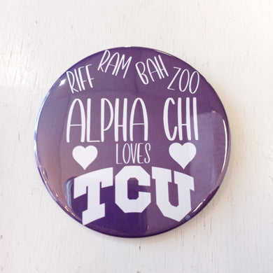 Riff Ram Button- Alpha Chi Omega