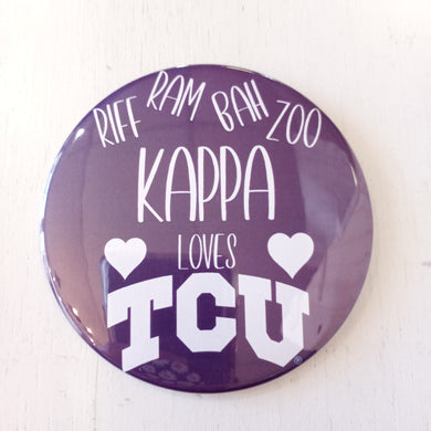 Riff Ram Button- Kappa Kappa Gamma