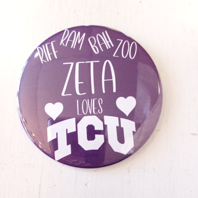 Riff Ram Button- Zeta Tau Alpha