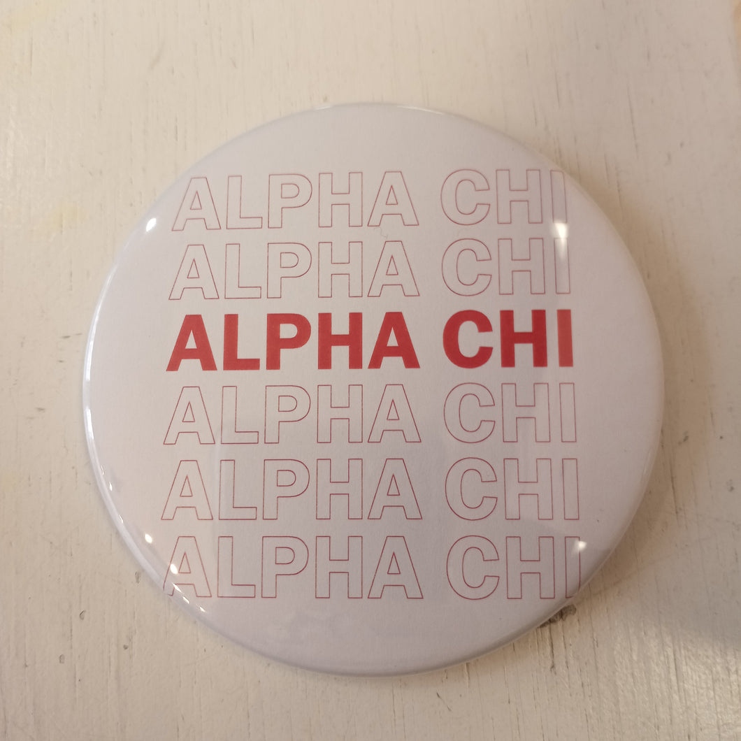 Thank You Button- Alpha Chi Omega