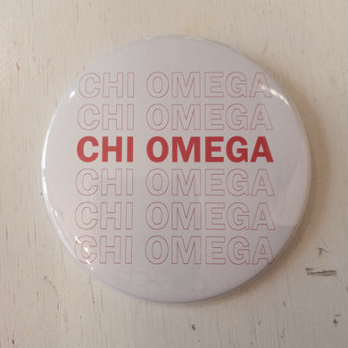 Thank You Button- Chi Omega