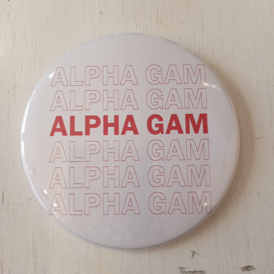 Thank You Button- Alpha Gamma Delta