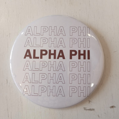 Thank You Button- Alpha Phi