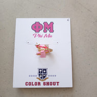 Set of 4 Stack Rings- Phi Mu